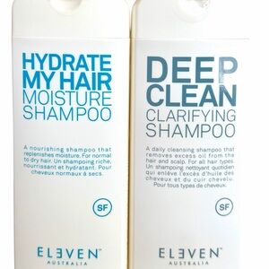 ELEVEN Australia Hydrate My Hair Moisture + Deep Clean Clarifying Shampoo Set
